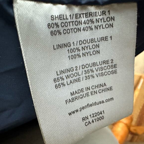 Vintage Penfield Utility Jacket Khaki Hooded Lined  Hiking Outdoor Gear Gopcore - Picture 13 of 14